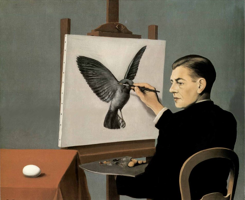 La Clairvoyance, Magritte